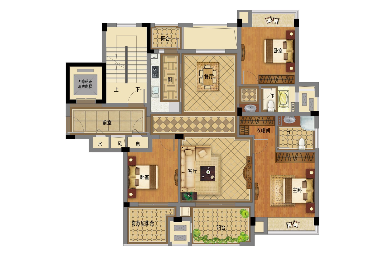 戶(hù)型-3 建筑面積：