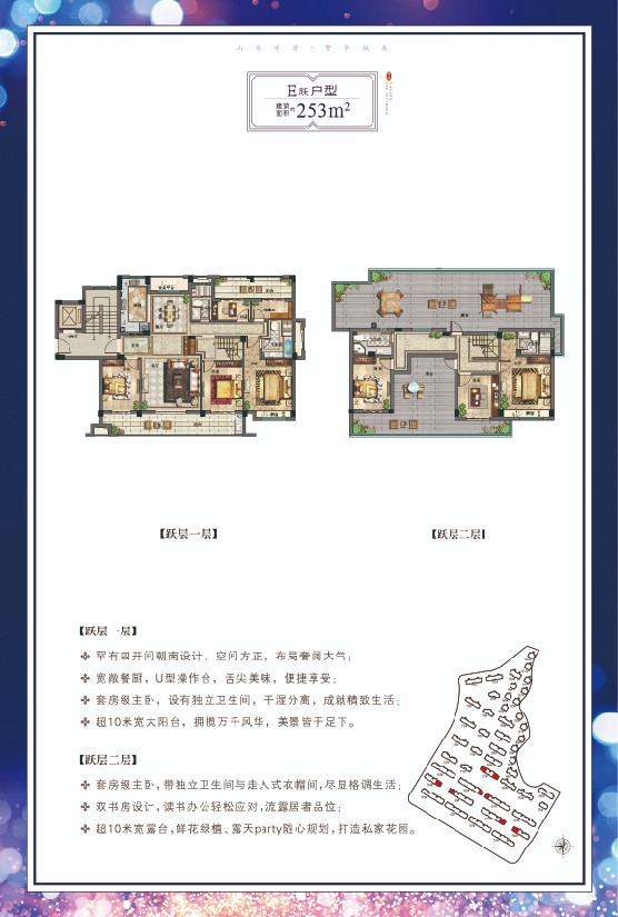E躍戶型 建筑面積：153㎡