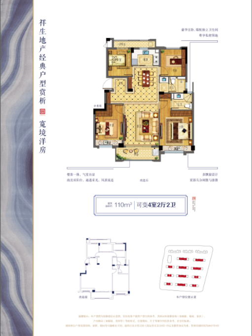 D1戶型 建筑面積：110㎡