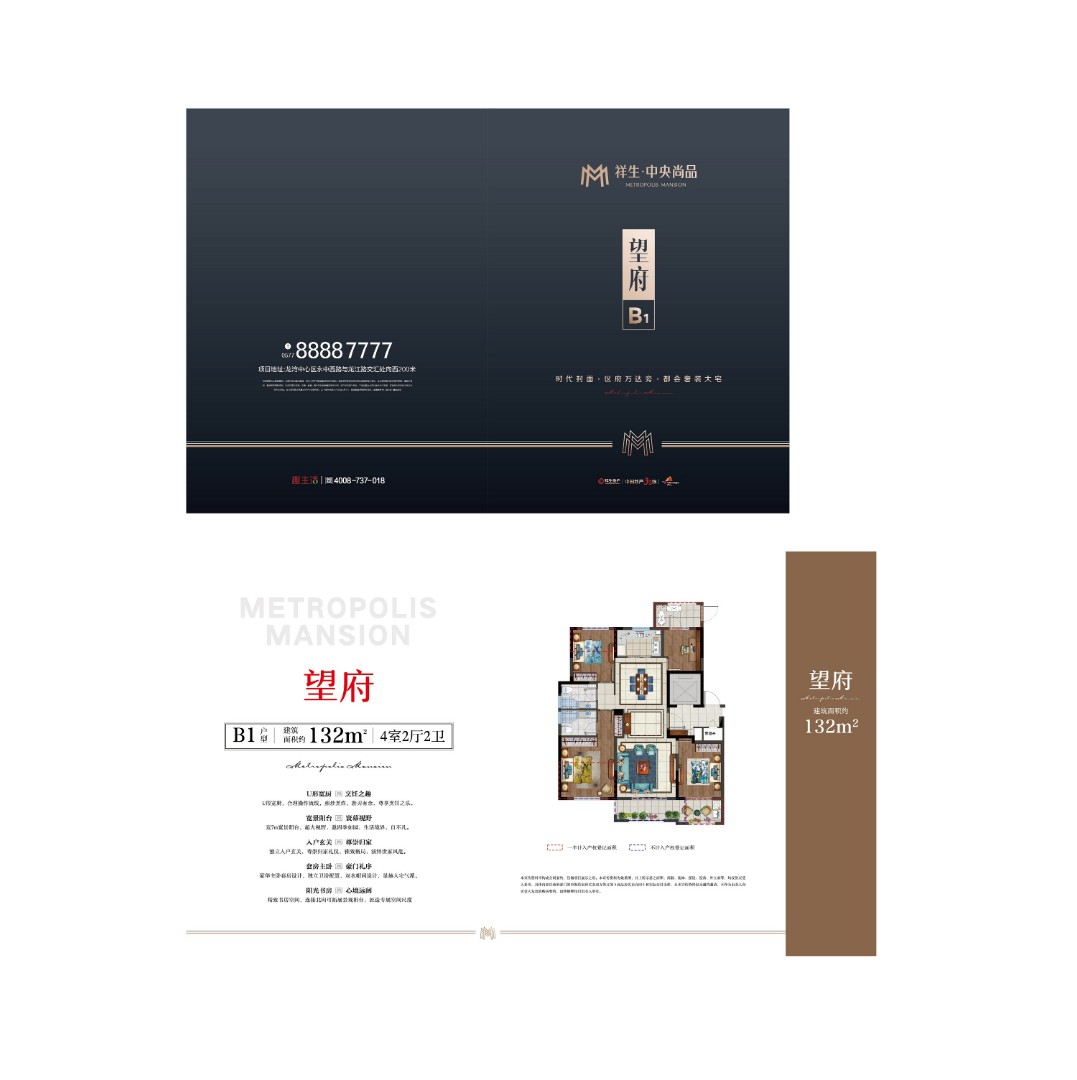 B1戶型 建筑面積：132㎡