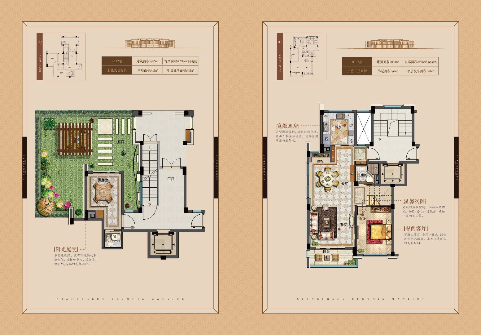 上疊戶型圖（1） 建筑面積：