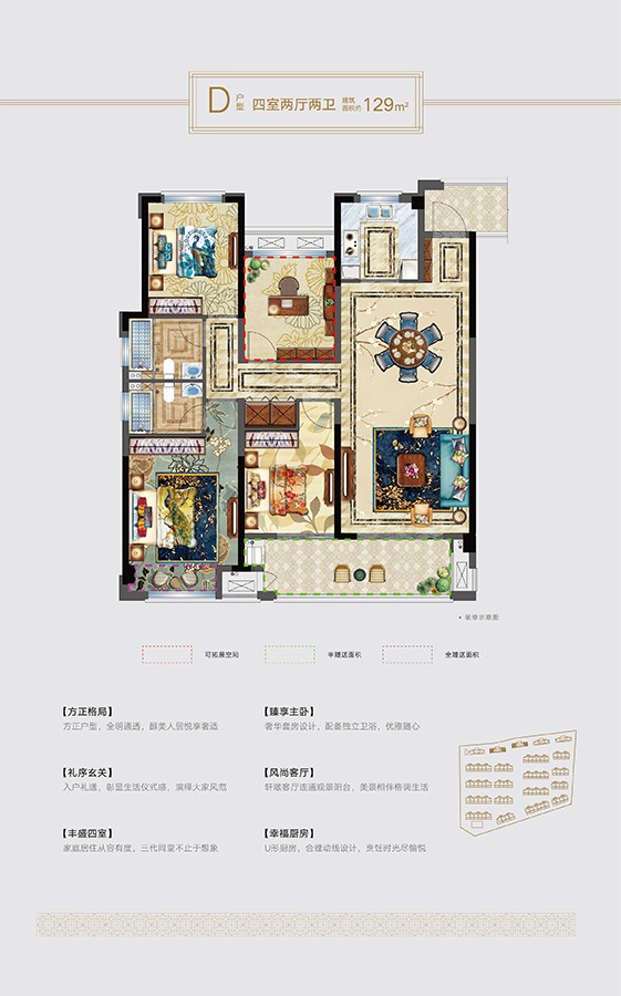E戶型 建筑面積：116㎡