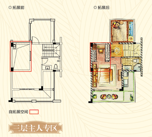 空中墅一層 建筑面積：132㎡